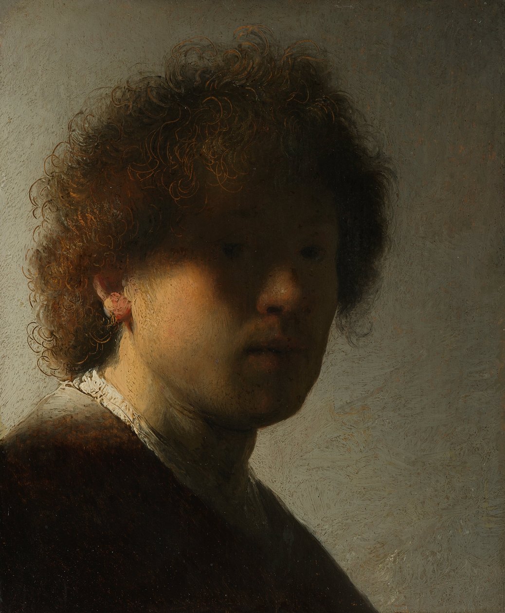 Self-Portrait at a Young Age by Rembrandt van Rijn